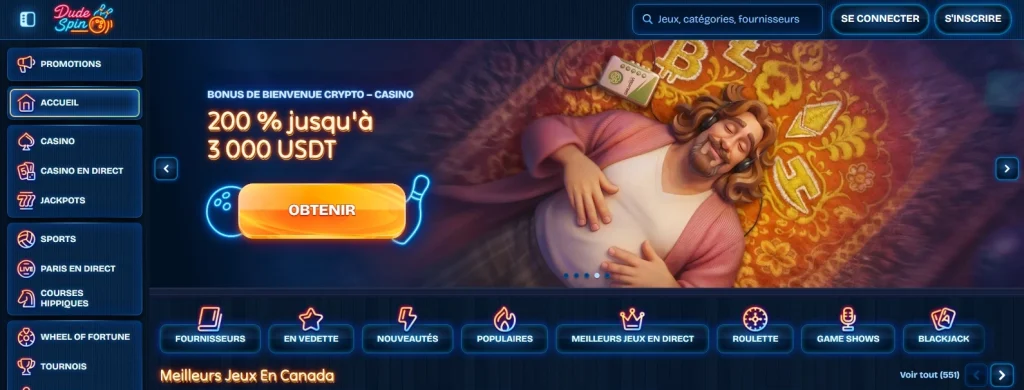 Casino en ligne canada legal